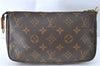 Auth Louis Vuitton Monogram Pochette Accessoires Shoulder Cross Body Pouch J1337