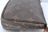 Auth Louis Vuitton Monogram Pochette Accessoires Shoulder Cross Body Pouch J1337