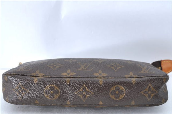 Auth Louis Vuitton Monogram Pochette Accessoires Shoulder Cross Body Pouch J1337