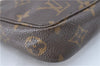 Auth Louis Vuitton Monogram Pochette Accessoires Shoulder Cross Body Pouch J1337