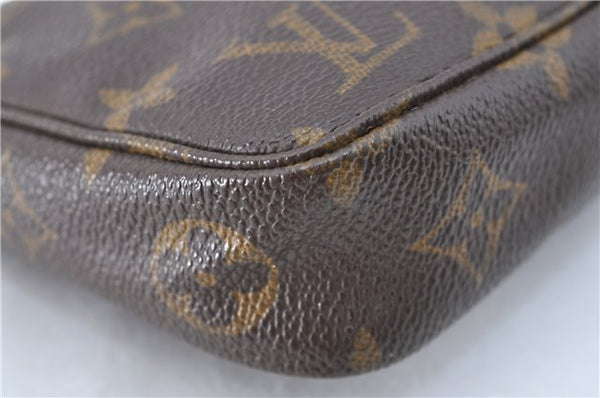 Auth Louis Vuitton Monogram Pochette Accessoires Shoulder Cross Body Pouch J1337