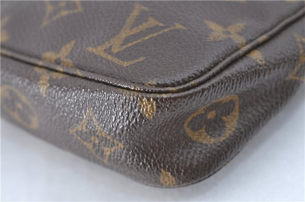Auth Louis Vuitton Monogram Pochette Accessoires Shoulder Cross Body Pouch J1337