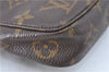 Auth Louis Vuitton Monogram Pochette Accessoires Shoulder Cross Body Pouch J1337
