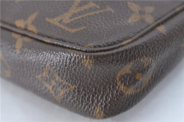 Auth Louis Vuitton Monogram Pochette Accessoires Shoulder Cross Body Pouch J1337
