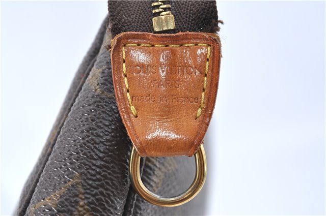 Auth Louis Vuitton Monogram Pochette Accessoires Shoulder Cross Body Pouch J1337