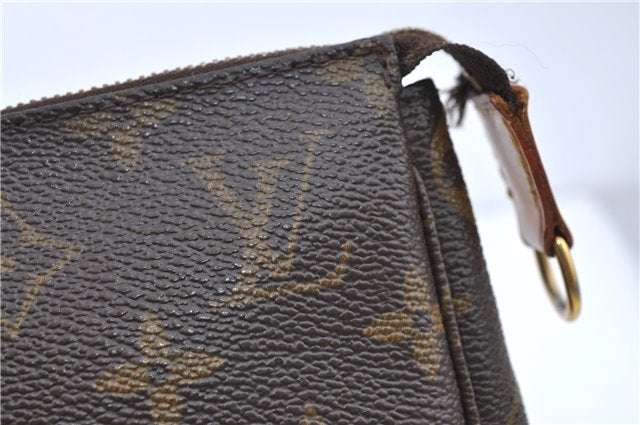 Auth Louis Vuitton Monogram Pochette Accessoires Shoulder Cross Body Pouch J1337