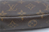 Auth Louis Vuitton Monogram Pochette Accessoires Shoulder Cross Body Pouch J1337