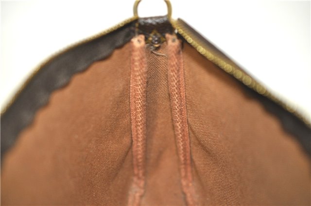 Auth Louis Vuitton Monogram Pochette Accessoires Shoulder Cross Body Pouch J1337