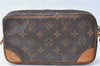 Auth Louis Vuitton Monogram Marly Dragonne PM Clutch Hand Bag M51827 LV J1338