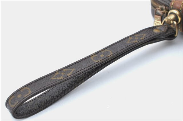 Auth Louis Vuitton Monogram Marly Dragonne PM Clutch Hand Bag M51827 LV J1338