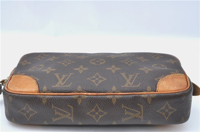 Auth Louis Vuitton Monogram Marly Dragonne PM Clutch Hand Bag M51827 LV J1338