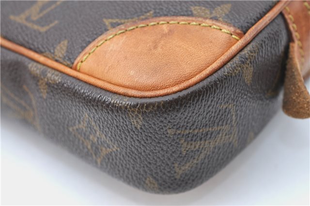 Auth Louis Vuitton Monogram Marly Dragonne PM Clutch Hand Bag M51827 LV J1338