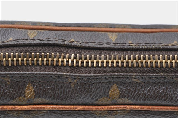 Auth Louis Vuitton Monogram Marly Dragonne PM Clutch Hand Bag M51827 LV J1338