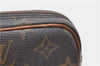 Auth Louis Vuitton Monogram Marly Dragonne PM Clutch Hand Bag M51827 LV J1338