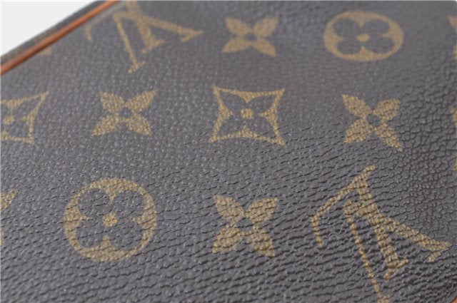 Auth Louis Vuitton Monogram Marly Dragonne PM Clutch Hand Bag M51827 LV J1338