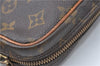 Auth Louis Vuitton Monogram Marly Dragonne PM Clutch Hand Bag M51827 LV J1338