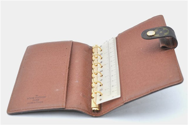 Authentic Louis Vuitton Monogram Agenda PM Day Planner Cover R20005 LV J1339