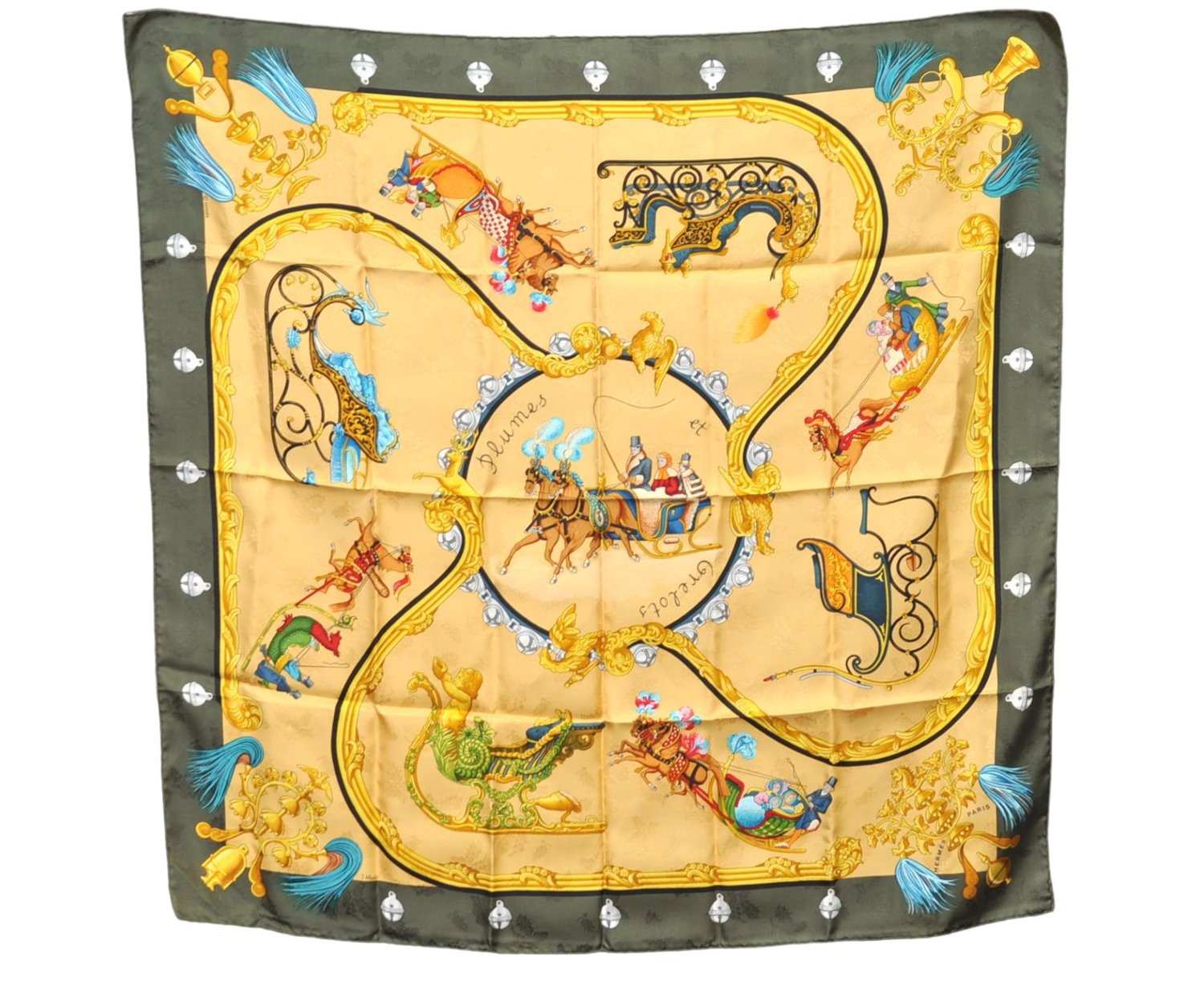 Authentic HERMES Carre 90 Scarf 