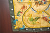 Authentic HERMES Carre 90 Scarf "Plumes et Grelots" Silk Khaki Green Gold J1341