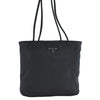 Authentic PRADA Nylon Tessuto Shoulder Tote Bag Purse Black J1343