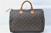 Authentic Louis Vuitton Monogram Speedy 35 Hand Boston Bag M41524 LV J1345