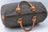 Authentic Louis Vuitton Monogram Speedy 35 Hand Boston Bag M41524 LV J1345