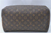 Authentic Louis Vuitton Monogram Speedy 35 Hand Boston Bag M41524 LV J1345