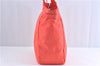 Authentic PRADA Nylon Tessuto Leather 2Way Shoulder Tote Bag Pink J1347