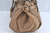 Authentic Chloe Paddington Leather Shoulder Hand Bag Purse Beige Brown J1358