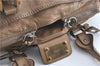 Authentic Chloe Paddington Leather Shoulder Hand Bag Purse Beige Brown J1358