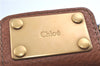 Authentic Chloe Paddington Leather Shoulder Hand Bag Purse Brown J1359