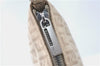 Auth FENDI Zucchino Shoulder Cross Body Bag Purse Canvas Leather Beige J1362