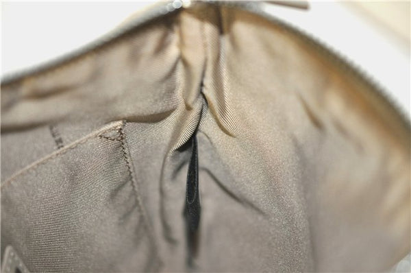 Auth FENDI Zucchino Shoulder Cross Body Bag Purse Canvas Leather Beige J1362