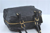 Authentic PRADA Leather Nappa Shoulder Hand Bag Purse Black J1368