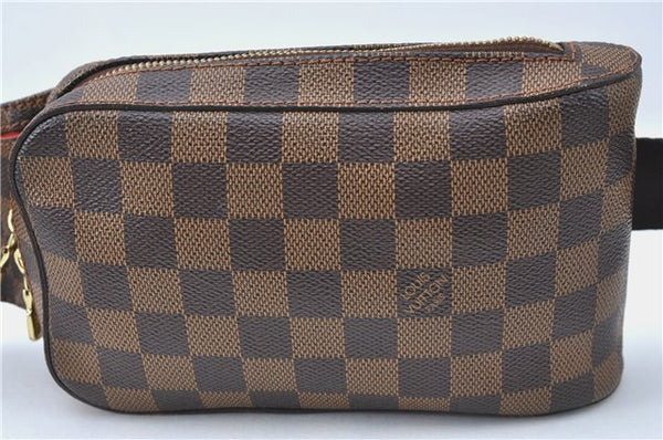 Authentic Louis Vuitton Damier Geronimos Waist Body Bag N51994 LV J1372