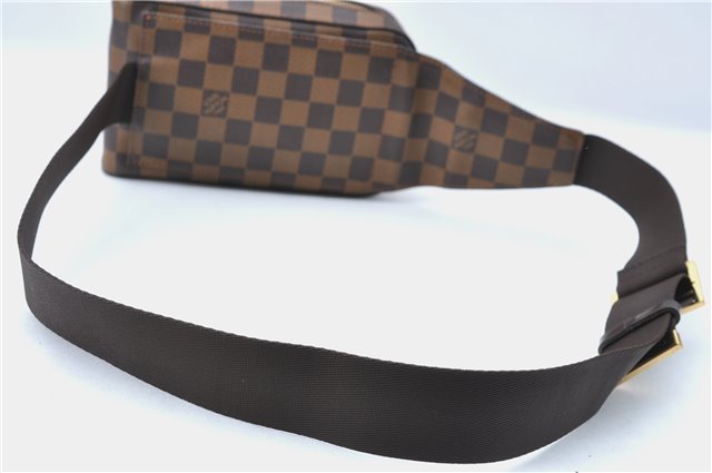 Authentic Louis Vuitton Damier Geronimos Waist Body Bag N51994 LV J1372