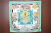 HERMES Carre 90 Scarf "THE ORIGINAL NEW ORLEANS CREOLE JAZZ" Silk Green J1379