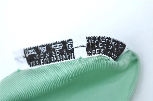 HERMES Carre 90 Scarf "THE ORIGINAL NEW ORLEANS CREOLE JAZZ" Silk Green J1379