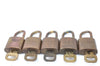 Authentic Louis Vuitton Padlock & Keys 10Set LV J1382