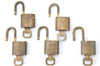 Authentic Louis Vuitton Padlock & Keys 10Set LV J1383