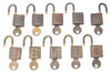 Authentic Louis Vuitton Padlock and Key 10Set Old Model LV J1384