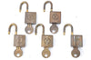 Authentic Louis Vuitton Padlock and Key 10Set Old Model LV J1384