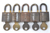 Authentic Louis Vuitton Padlock and Key 10Set Old Model LV J1384