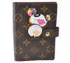 Authentic Louis Vuitton Monogram Panda Agenda Day Planner Cover R20011 LV J1388