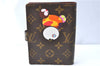 Authentic Louis Vuitton Monogram Panda Agenda Day Planner Cover R20011 LV J1388