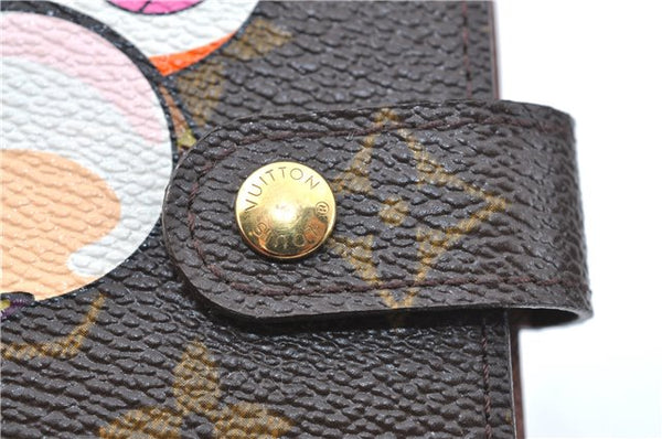 Authentic Louis Vuitton Monogram Panda Agenda Day Planner Cover R20011 LV J1388