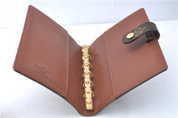 Authentic Louis Vuitton Monogram Panda Agenda Day Planner Cover R20011 LV J1388