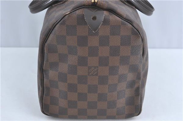 Authentic Louis Vuitton Damier Speedy 30 Hand Boston Bag N41364 LV J1390