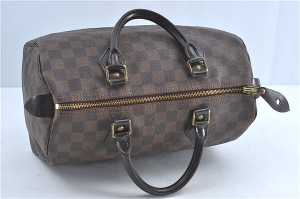 Authentic Louis Vuitton Damier Speedy 30 Hand Boston Bag N41364 LV J1390