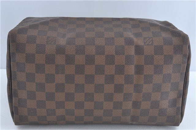 Authentic Louis Vuitton Damier Speedy 30 Hand Boston Bag N41364 LV J1390